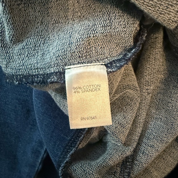 Pure Jill Indigo Denim Wide Legged Capris - Picture 7 of 9